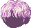 Cozy Cotton Hair, purple