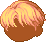 Calm Coral Hair, orange