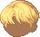 Calm Coral Hair, blonde