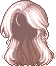 Foggy Dawn Hair, orange