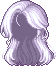 Foggy Dawn Hair, purple