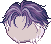 Wolf Pup Hair, purple