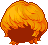 Shaggy Blanket Hair, orange