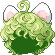 Fluffy Feline Hair, green