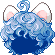 Fluffy Feline Hair, blue
