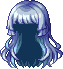 Figure Girl Hair, blue