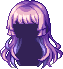Figure Girl Hair, purple