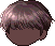 Subtle Haystack Hairdo, red