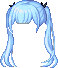 Yuri Hair, blue