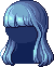 Miranda Hair, blue