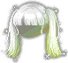 Foggy Celine Hair, green