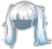 Foggy Celine Hair, blue