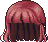 Quiet Bob Hair, red