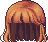 Quiet Bob Hair, orange