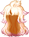 Red Fox's Fate Hair, orange