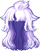 Red Fox's Fate Hair, purple