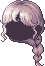 Flower Bud Hair, brown