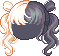 Split Hair, orange