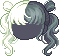 Split Hair, green