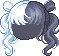 Split Hair, blue