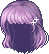 Straw Girl Hair, purple