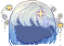 Star Galaxy Hair, blue