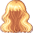 Wavy Perm Hair, blonde