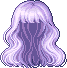 Wavy Perm Hair, purple