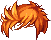 Filling Hair, orange