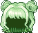 Cabbage Roll Hair, green
