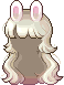 Rabbit Fondue Hair, brown