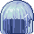 Tassel Cut Hair, blue