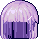 Tassel Cut Hair, purple