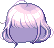 Snow Flower Hair, purple