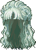 Soft Snowy Hair, green