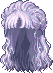 Soft Snowy Hair, purple