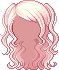 Carefree Twin Tails Long Hair, red