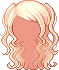 Carefree Twin Tails Long Hair, orange