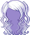 Carefree Twin Tails Long Hair, purple
