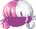 Checkered Rookie Hair, red