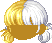 Checkered Rookie Hair, blonde
