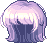 Bangs and Bob Hair, purple