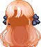 Ribbon Princess Hair, orange