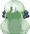 Ribbon Princess Hair, green