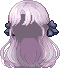 Ribbon Princess Hair, purple