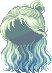 Blossom Hair, green