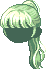 Tidy Ponytail, green