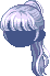 Tidy Ponytail, blue