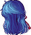 Shade's Hero Hairdo, blue