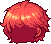Blaze Wizard Knight Hair, red